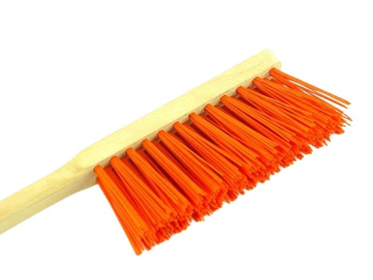 Stielbürsten_ für Schuhe orange, Reinigungsbürsten, Schuhreiniger